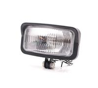 Motorcycle Front Bottom Mount Square Rectangular Headlight Headlamp For Harley Honda Kawasaki Suzuki Yamaha Cafe Racer Retro Vintage Bike Cruiser Chopper Custom (Black)