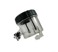 Motorcycle Front Brake Clutch Cylinder Fluid Reservoir Oil Tank Cup for Ducati - Black, Quality Plastic,