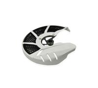 Motorcycle Front Brake Disc Cover 20mm Brake Disk Guard Protection Compatible With Automotive Motorcycle Parts KX KXF YZ-F WRF CR CRF 125 250 450(White)