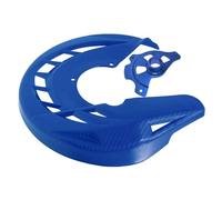 Motorcycle Front Brake Disc Cover Protector Fit for Yamaha YZ250F/450F YZ250FX/450FX 2014-2020 - Aluminum & ABS Rotor Guard Brake Disc Shield (Blue)