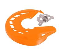 Motorcycle Front Brake Disc Cover Protector for Husqvarna FC/TC/TE Fit for KTM SX/XC Series 2015-2017 - Aluminum & ABS Rotor Guard Motocross (Orange)
