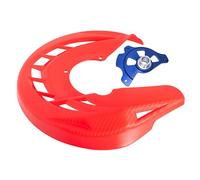 Motorcycle Front Brake Disc Guard Protector Fit for Yamaha WR250R 2007-2014 - Aluminum & ABS Rotor Cover, Lightweight Brake Disc Shield (Red)