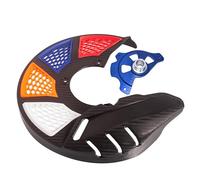 Motorcycle Front Brake Disc Guard Protector Fit for Yamaha WR250R 2007-2014 - Aluminum & ABS Rotor Cover, Lightweight Brake Disc Shield (Black-Mix)