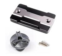 Motorcycle Front Brake Fuel Tank Cap And Engine Oil Filler Cap For Suzuki GSR 750 400 600 GSR750 GSR400 GSR600 Gas Fuel Tank Cap(S-grey)