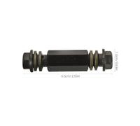 Motorcycle Front Brake Line Extension Adapter Metal Two Way Fitting | Black Metal, Screw and Nut Included, for Hydraulic Tubing, Garage Workshop and Industrial Use Random Color