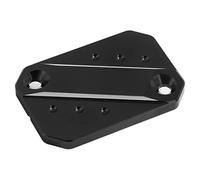 Motorcycle Front Brake Reservoir Cap CNC Fluid Tank Cover T6063 Aluminum Alloy for YZF R125 2014 2021 (Black)
