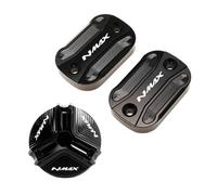 Motorcycle Front Brake Reservoir Cap For Turbo 155 125 2015-2025 NMAX TECH MAX Motorcycle Front Brake Fluid Reservoir Cover Engine Oil Filler Cap