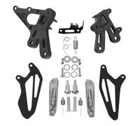 Motorcycle Front Driver Footpegs Footrest Pedals Bracket Set/Fit For Yamaha YZF R7 2022-2024