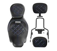 Motorcycle Front Driver Rider Seat Two-Up Seat Backrest For Touring Street For Electra Glide For Road King Special CVO For Ultra For Classic 2009-2023