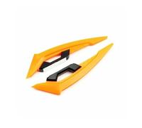 Motorcycle Front Fairing Winglets Universal Side Spoilers Wing Winglet(Orange)