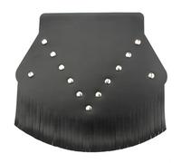 Motorcycle Front Fender Flap Mudguard PU Fringed Outlined For Indian Chief Chieftain Roadmaster Cafe Racer