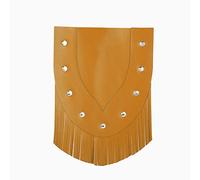 Motorcycle Front Fender Mud Flap with Tassel, Front Fender Flap for Softail Dyna, PU Motorcycle Modification Accessory for Narrow Front Fender (Huang Changxu)