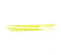 Motorcycle Front Fender Reflective Decals 1 Pair PVC Vinyl Stickers for Body Decoration on Motorcycles and Compatible Cars (fluorescent yellow)