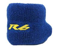 Motorcycle Front Fluid Oil Brake Reservoir Sock Cover Compatible With YZF-R6 2000-2023 YZF R6 YZF600 2006 2007 2008 2009 All Years (Color : GOD BLESS-04, Size : 1)