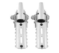 Motorcycle Front Foot Pegs Folding Footrest Stainless Steel Comfortable Riding Foot Pedals for R1200GS 2013 2017 Silver 15.5 x 6 x 3.5cm 1 Pair