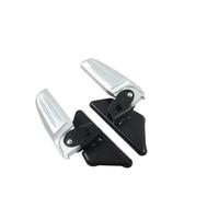motorcycle front foot pegs Precise Control Provides A Fixed Fulcrum To Assist In Shifting The Body's Center Of Gravity When Turning And Achieve Steering. (Silver)