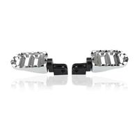 Motorcycle Front Foot Pegs Rests Pedals For INTERCEPTOR 650 CONTINENTAL 650 GT 650 Hunter 350 Shotgun 650(Silver)