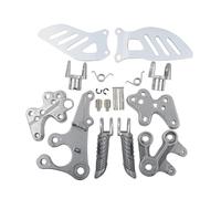 Motorcycle Front Footrest Foot Pegs For Suzuki GSX-R1000 GSXR 1000 2005-2008 2007 2006 Floorboards Footpegs(Chrome)