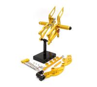 Motorcycle Front Footrest For RS4 125 4T 2011 2012-2016 Motorcycle Adjustable Rearset Footpeg Foot Peg Pedal Footrest Aluminu Motorbike