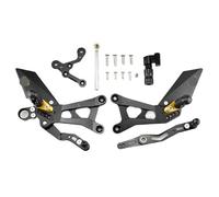 Motorcycle Front Footrest For YZF-R6 2015 2016 2017 2018-2024 Rear Sets Heighten Pedal Adjustable Rearsets FootPegs Shift Lever Brake Kit