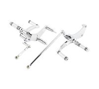 Motorcycle Front Footrest Motorcycle Billet Aluminum Forward Controls Kits Foot Pegs Rest For Softail Street Bob Low Rider FXLR FXBB 2018-2023 For FXST