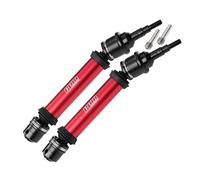 Motorcycle Front Fork Axle Front Driveshaft Assembly & 6mm Axle For TRAXXAS 1/10 For F-150 For Raptor R Jato(Red)