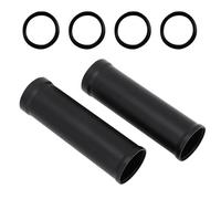 Motorcycle Front Fork Gaiters 2 PCS Motorcycle Front Fork Boot Slider Shock Gaiters Black CNC Aluminum Fit For Honda Rebel CMX 300 500 2017-2023 Gaiters Fork Guards Dust Cover