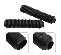 Motorcycle Front Fork Gaiters 230x70mm Elastic Rubber Boots Seal Guard for Honda for kawasaki Offroad Use Black Set