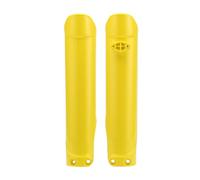 Motorcycle Front Fork Gaiters Motocross Fork Cover Shock Absorber Guard Protector Fit For KT/M GAS EC EX MC FC TC TE TX FX FE E/XC-F SX S/X-F XC Motorcycle Front Shock Covers(Yellow)