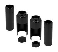 Motorcycle Front Fork Gaiters Motorcycle Front Fork Cover Upper Lower Tube Cap Kit Fit For Harley Dyna FXD Street Fat Bob Low Rider 2006-2017 Gaiters Fork Guards Dust Cover