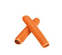 Motorcycle Front Fork Gaiters Universal Motorcycle Fork Cover Gaiters Gators Boots Shock Fit For Honda Fit For Kawasaki Fork Guards(Orange)