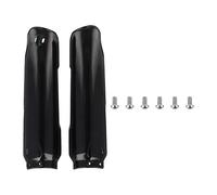 Motorcycle Front Fork Guards Protection Cover Shield Kit PP Plastic Shock Absorber Protector Compatible with for Surron for Light for Bee X/S Electric Dirt Bike Black
