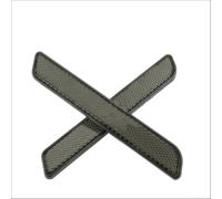 Motorcycle Front Fork Leg Reflector Side Safety Sticker for 883 1200 for softail for Electra Glide Touring Models Night Visibility ABS Plastic Decal Pair(Black)