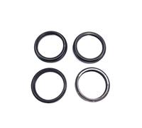 Motorcycle Front Fork Oil Seal and Cover Set for 48mm WP Front Fork Damper Systems - Includes O-Rings(Oil Seal Dust Seal)