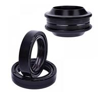 Motorcycle Front Fork Oil Seal Dust Cover Lip 37x50x11 Compatible With JINLUN TEXAN 125 JL125-11 2007 XR125 XR 125 SPARTAN 250 JL250-V(2PCS SEAL 2PCS COVER)