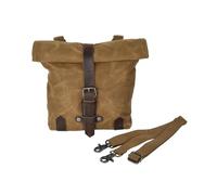 Motorcycle Front Fork Saddlebags Motorcycle Waterproof Backpack Vintage Saddlebags Canva Motorbike Side Bag Motorcycle Panniers Side Bags(Khaki)