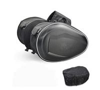 Motorcycle Front Fork Saddlebags Motorcycle Waterproof Saddle Bag Or Motorcycle Side Helmet Riding Travel Bags And Rain Cover One Pair Motorcycle Panniers Side Bags(Pu material)
