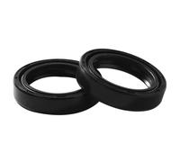 Motorcycle Front Fork Shock Absorber Damper Oil Seal And Cover Compatible With LIBERTY 50 2T LIBERTY 50 LIBERTY 50 4T 1998 2008(2pcs oil seal)