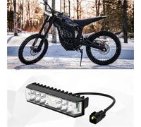 Motorcycle Front Head Lamp For Talaria For Sting R MX4 Dirt Bike LED Headlight Bar Upgraded Kit Plug & Play Sport Head Light Set White Motobike Driving Lamp Dirt Bike Headlight