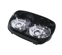 Motorcycle Front Headlight FOR Road FOR Glide FOR FLTR 1998-2013 Motorcycle 5.75" Dual LED Headlight Lamp Projector(Clear)