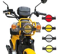 Motorcycle Front Headlight Lens Screen Cover Shield Headlamp Fairing Guard Compatible with H-onda Cross Cub 110 CC110 CC 110 CC-110 2023 Head Light Shield Protector Accessories (Yellow)