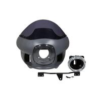 Motorcycle Front Headlight Upper Fairing Cowl Mount Windshield For Harley Dyna Street Bob Super Glide FXDL FXDWG