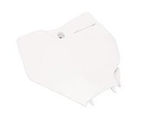 MOTORCYCLE FRONT NUMBER PLATE ABS PLASTIC NAME PLATES COVER EXC 150 250 300 TPI 2020 2022 MOTORBIKE UNIQUE DECOR BIKE (White)