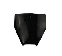 Motorcycle Front Number Plate Fairing Cover Fits HN50 Compatible With Dirt Bike Pit Bike Off Road Models Plastic Name Panel Body Parts(WHITE)