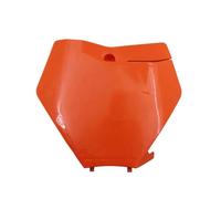 Motorcycle Front Number Plate Plastic Cover Black White Orange Compatible With EXC EXCF SX SXF XC XCF XCW XCFW 125-450 2016 2022(Orange)