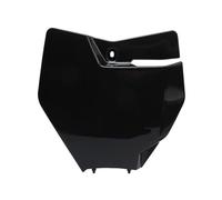 Motorcycle Front Number Plate Plastic Cover For SX SX-F XC XC-F 125-450 2016-2017 Motocross Enduro Dirt Pit Bike Accessories(Black)