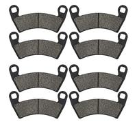 Motorcycle Front or Rear Brake Pads/fit for Polaris RZR 1000 XP 2014-2019 XP4 900 2012-2014 for Ranger Crew 700 800 Diesel 2008-2015 Automotive Replacement Brake Pad(4 Pairs)
