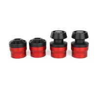 Motorcycle Front Rear Axle Fork Crash Sliders For Yamaha YBR125 XTZ750 XT250 TT-R110E TTR125 TTR230 TW125 TW200 DT125 Ornamental(Red Front Rear Set B)