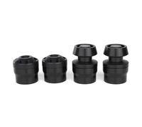 Motorcycle Front Rear Axle Fork Crash Sliders For Yamaha YBR125 XTZ750 XT250 TT-R110E TTR125 TTR230 TW125 TW200 DT125 Ornamental(Black Front Rear SetB)