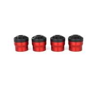Motorcycle Front Rear Axle Fork Crash Sliders For Yamaha YBR125 XTZ750 XT250 TT-R110E TTR125 TTR230 TW125 TW200 DT125 Ornamental(Red Front Rear Set A)